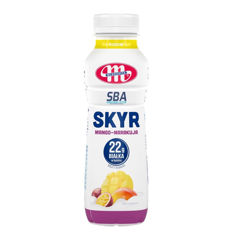 Skyr jogurt wysokobiałkowy mango-marakuja Mlekovita 330 g