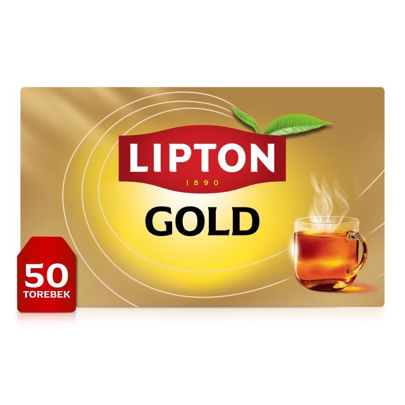 Herbata ekspresowa Gold Tea   Lipton 50 torebek