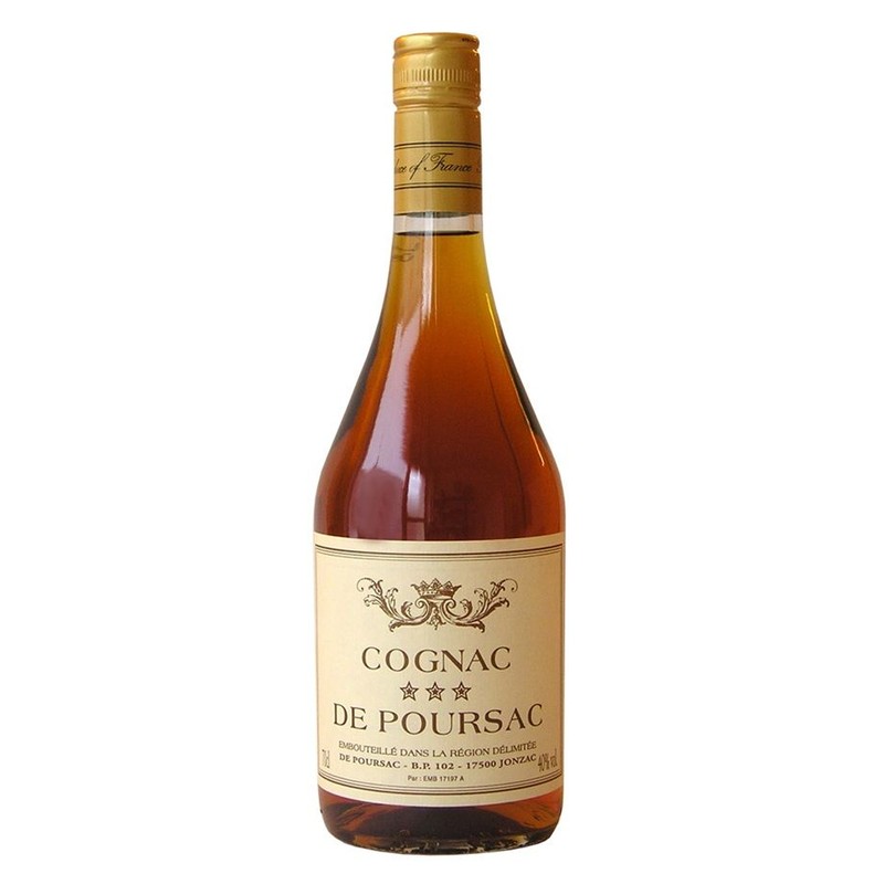 Koniak VS alk. 40,0% obj. De Poursac 700 ml