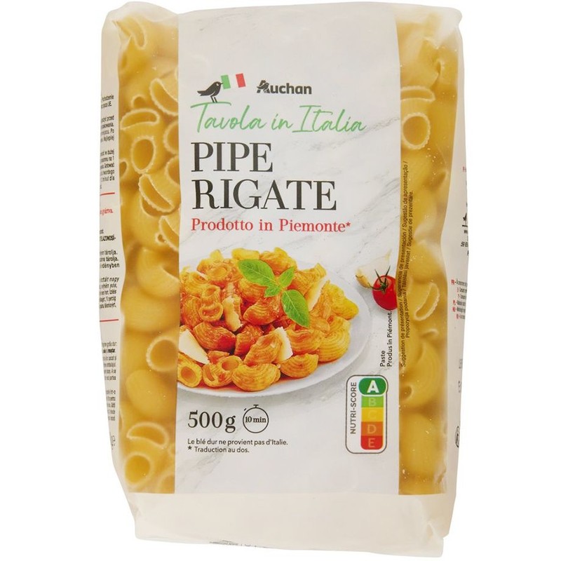 Makaron Pipe Rigate Auchan 500 g