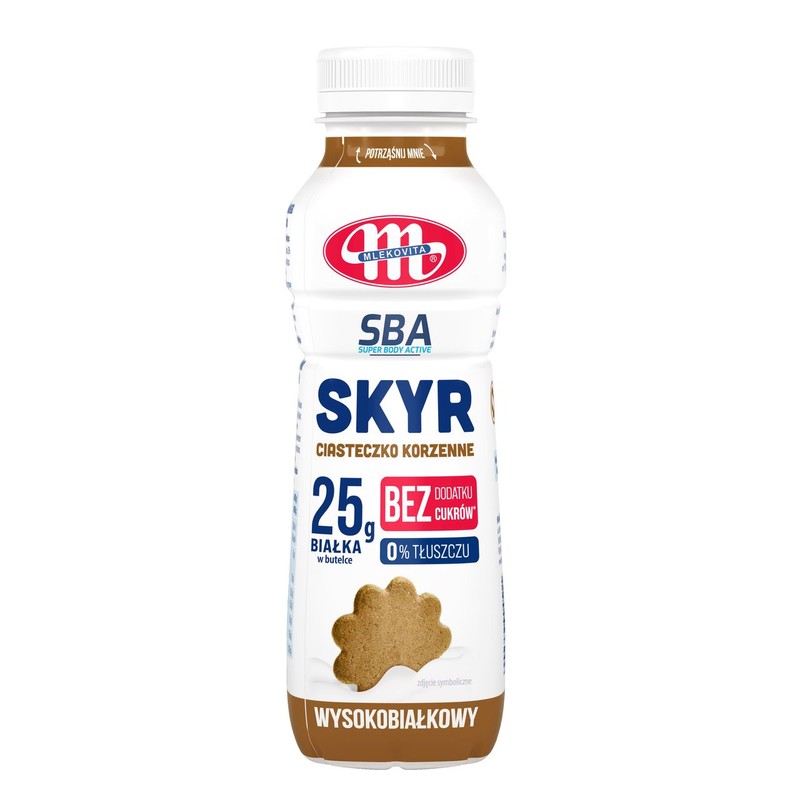 Skyr jogurt wysokobiałkowy ciasteczko korzenne Mlekovita 330 g