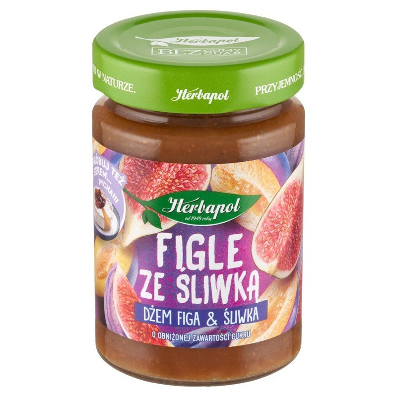 Dżem Figle ze śliwką - figa & śliwka Herbapol 280 g