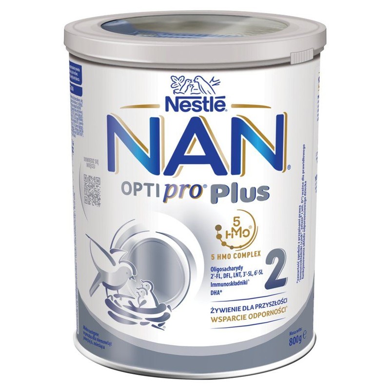 Mleko następne w proszku dla niemowląt powyżej 6 miesiąca NAN OPTIPRO Plus 800 g