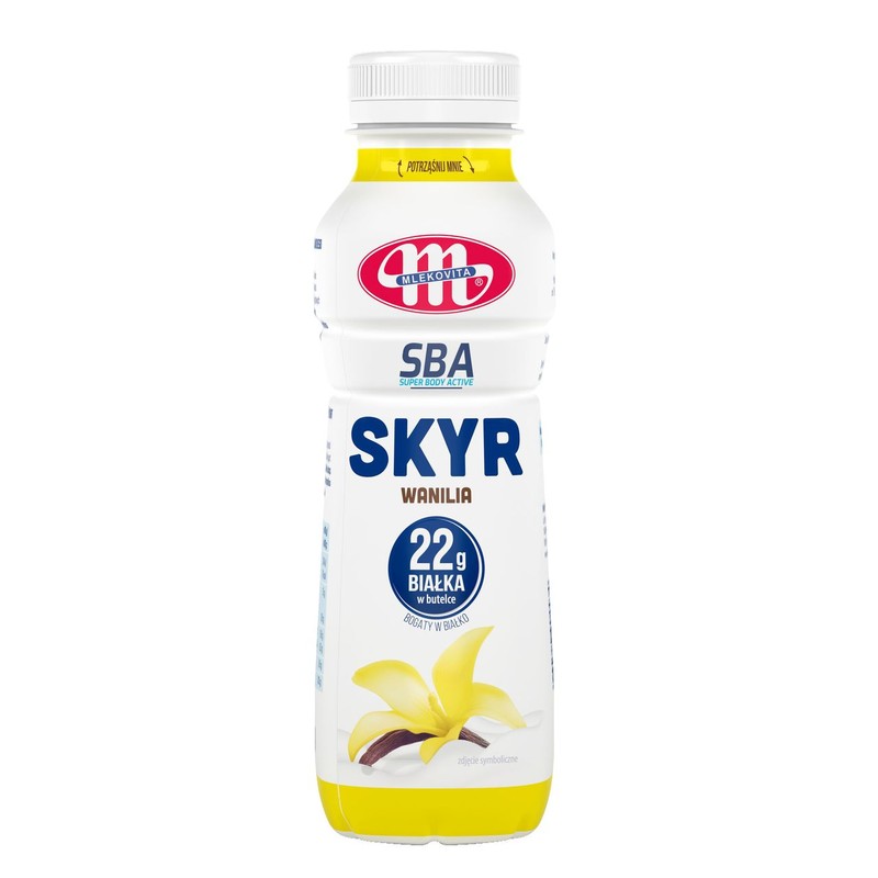 Skyr jogurt wysokobiałkowy wanilia Mlekovita 330 g