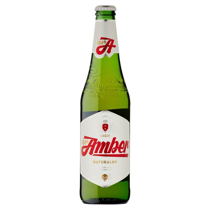 Piwo jasne lager Naturalny alk. 5,7% obj. Amber 500 ml