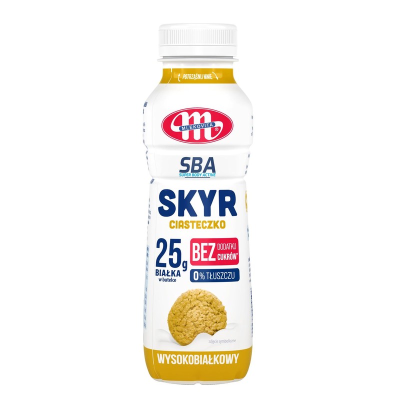 Skyr jogurt wysokobiałkowy ciasteczko Mlekovita 330 g