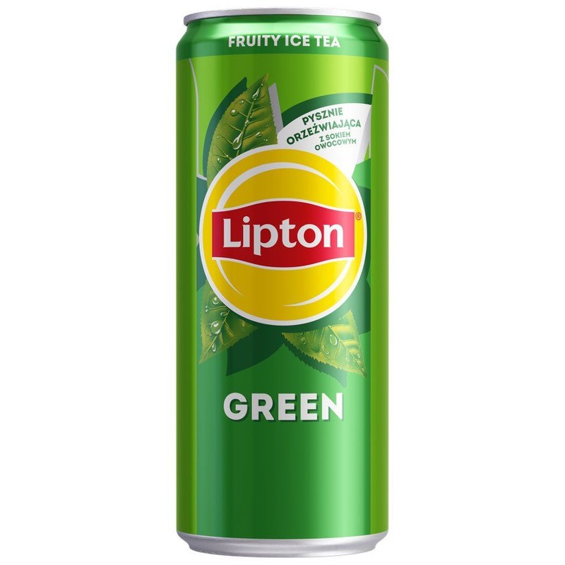 Niegazowany napój owocowo-herbaciany z ekstraktem zielonej herbaty Lipton 330 ml