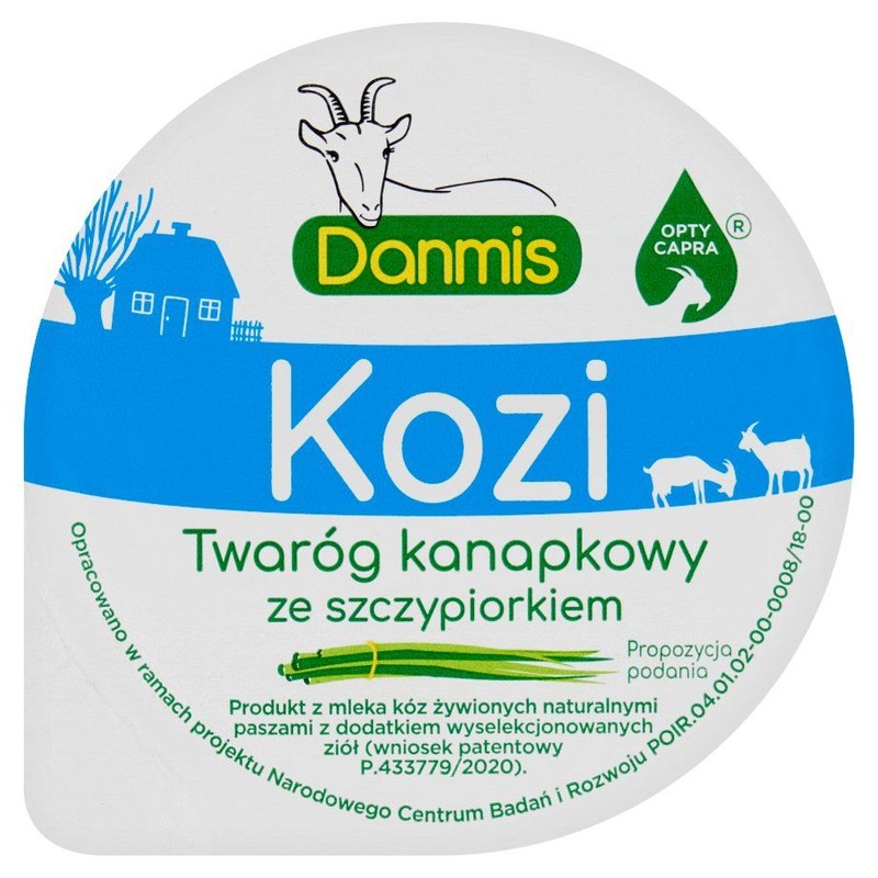 Kozi twaróg kanapkowy ze szczypiorkiem Danmis 150 g