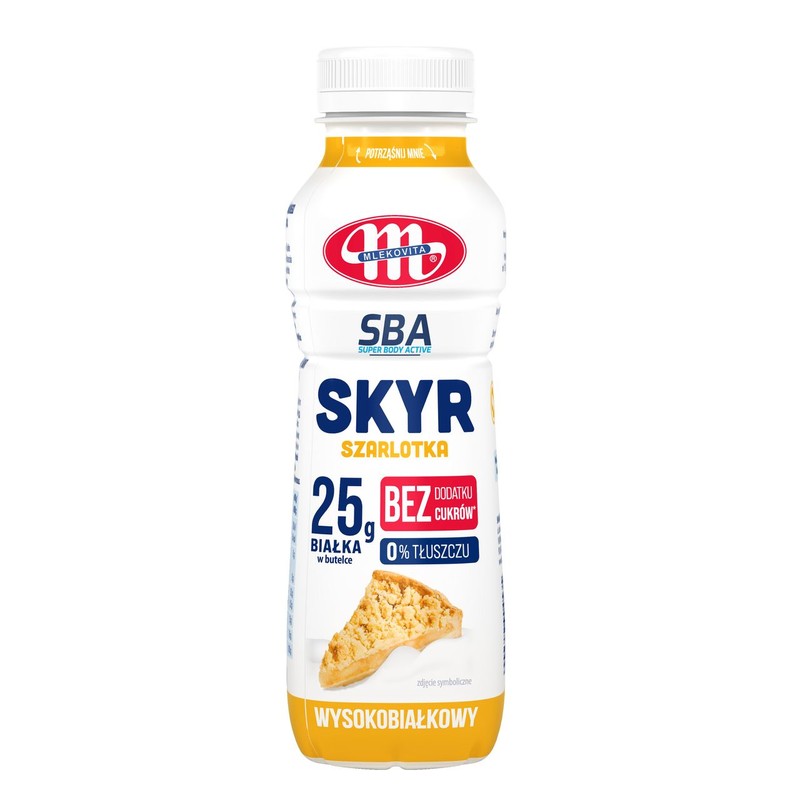 Skyr jogurt wysokobiałkowy szarlotka Mlekovita 330 g