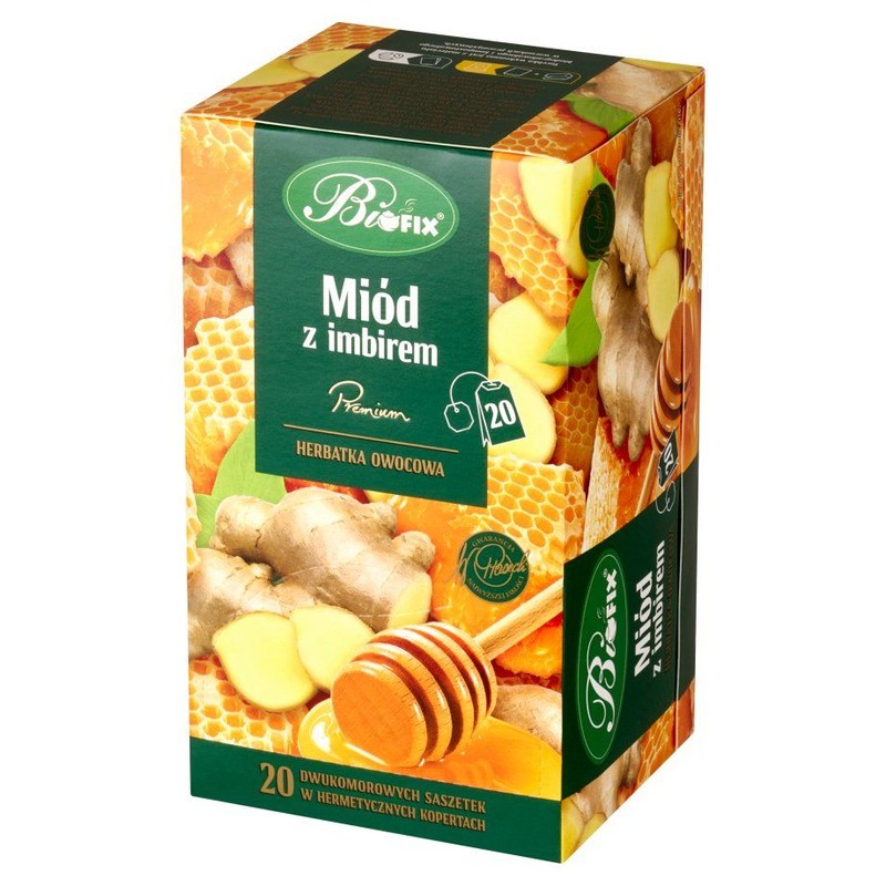 Herbatka owocowa miód z imbirem   BiFix 20 torebek