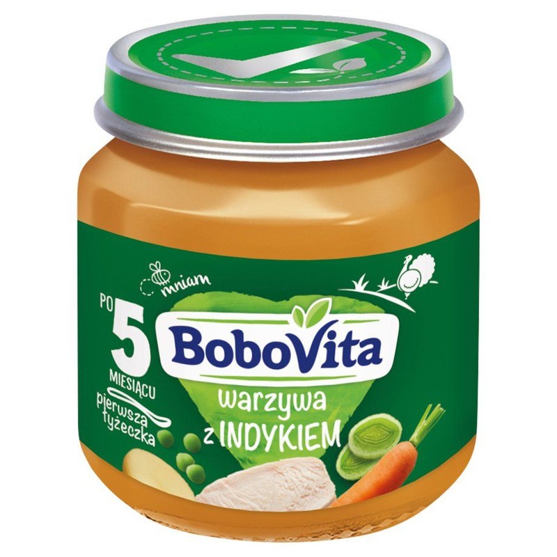 Danie warzywa z indykiem po 5 miesiącu BoboVita 125 g