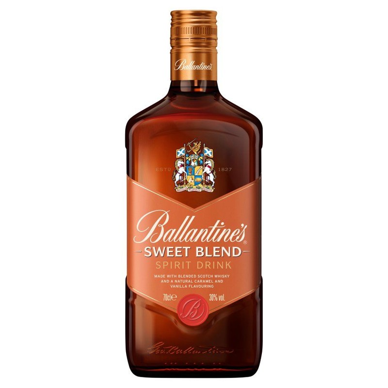 Whisky szkocka blended Sweet Blend Spirit Drink alk. 30,0% obj, Ballentine's 700 ml