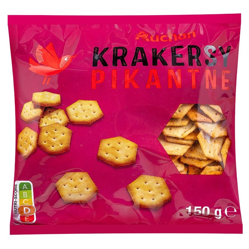 Krakersy pikantne Auchan 150 g