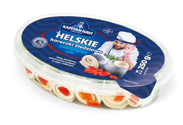 Kapitan Navi Helskie koreczki śledziowe 250 g