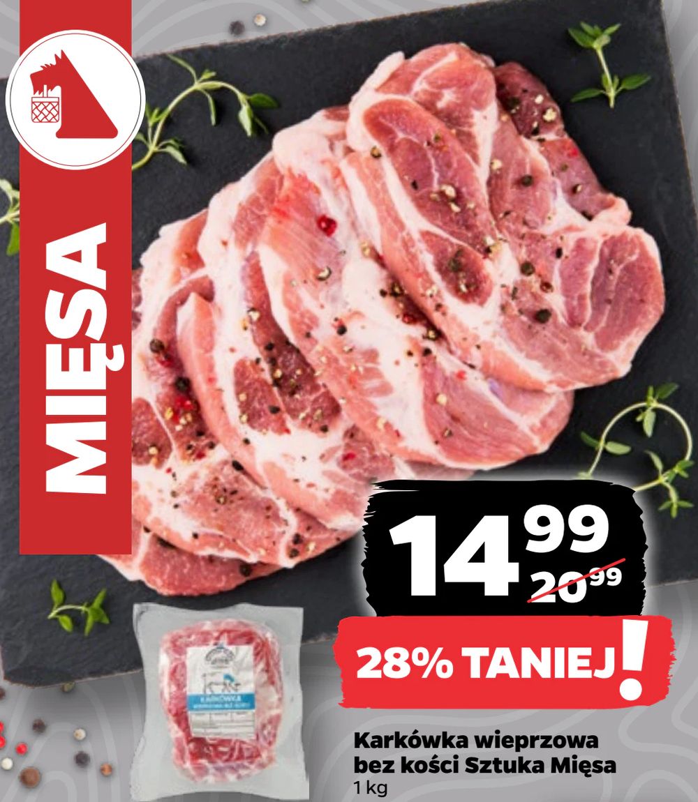 Karkówka wieprzowa bez kości Sztuka Mięsa