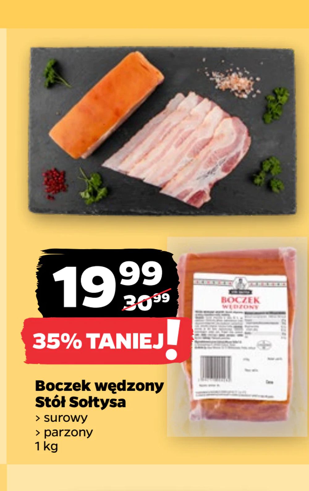 Boczek wędzony Stół Sołtysa