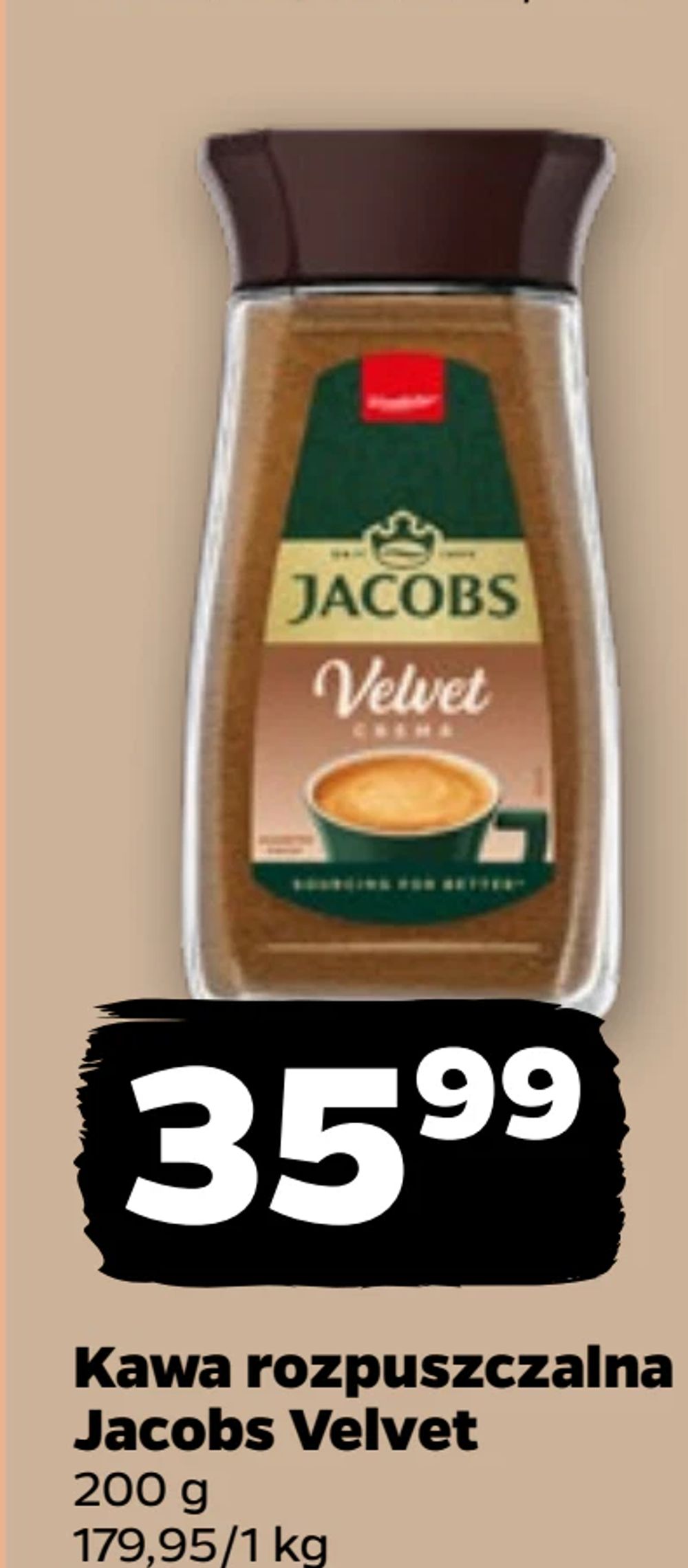 Kawa rozpuszczalna Jacobs Velvet