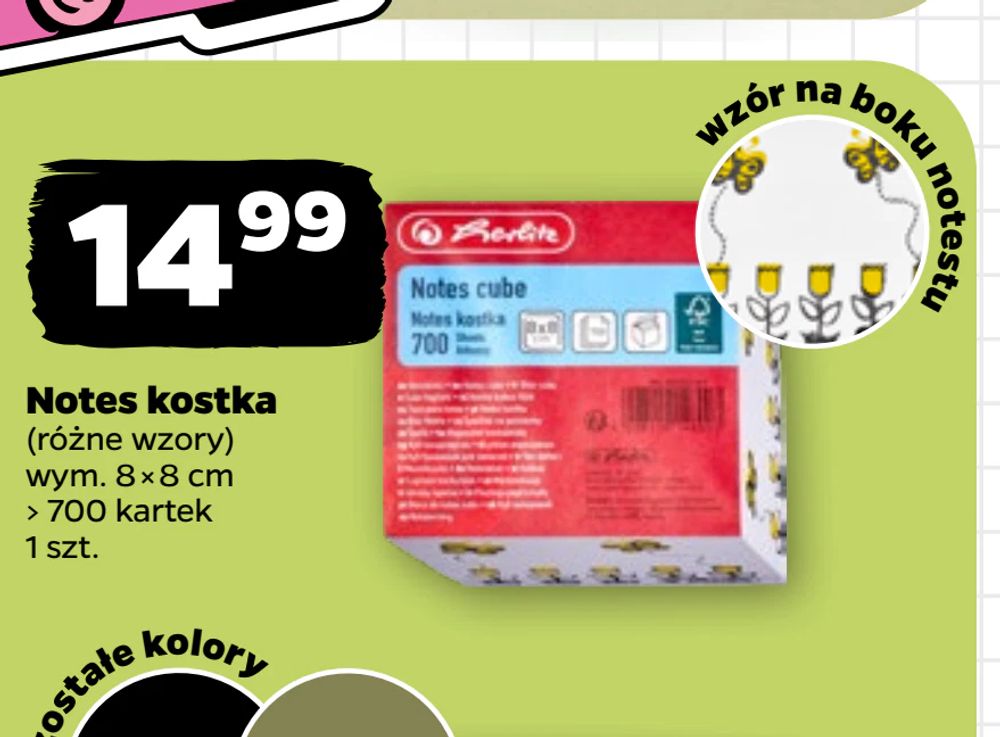 Notes kostka