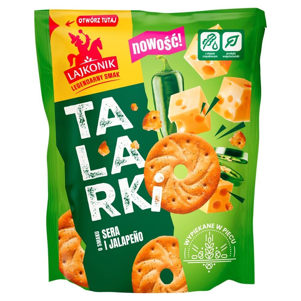 Lajkonik Talarki o smaku sera i jalapeño 100 g