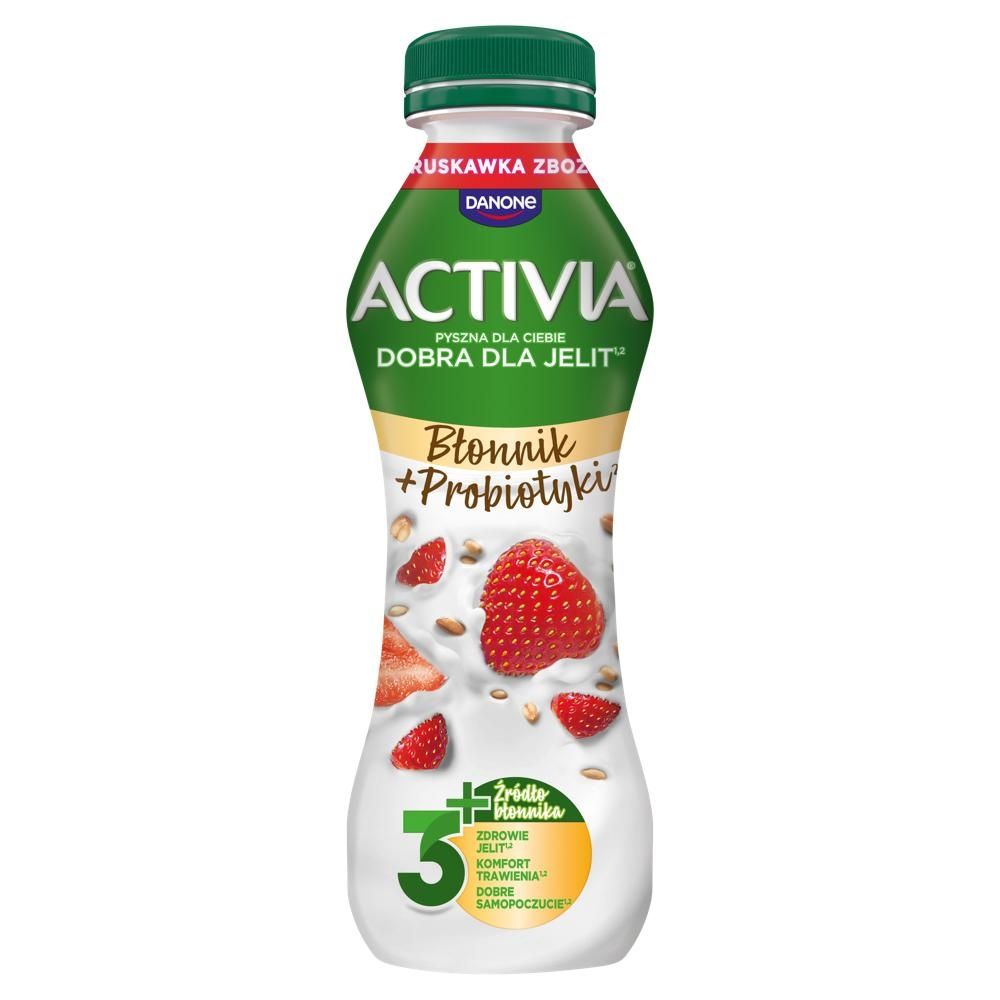 Activia Jogurt truskawka zboża 270 g