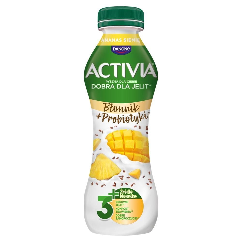 Activia Jogurt mango ananas siemię lniane 270 g