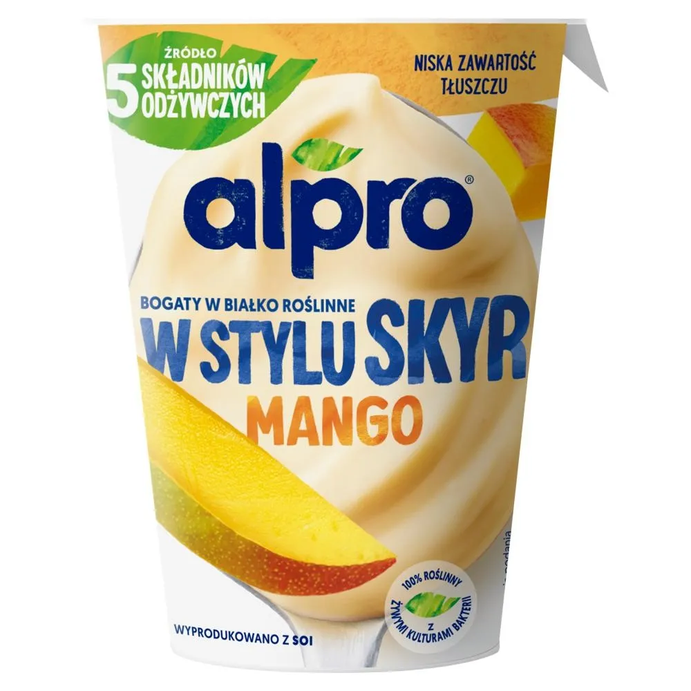 Alpro Produkt sojowy w stylu skyr mango 400 g