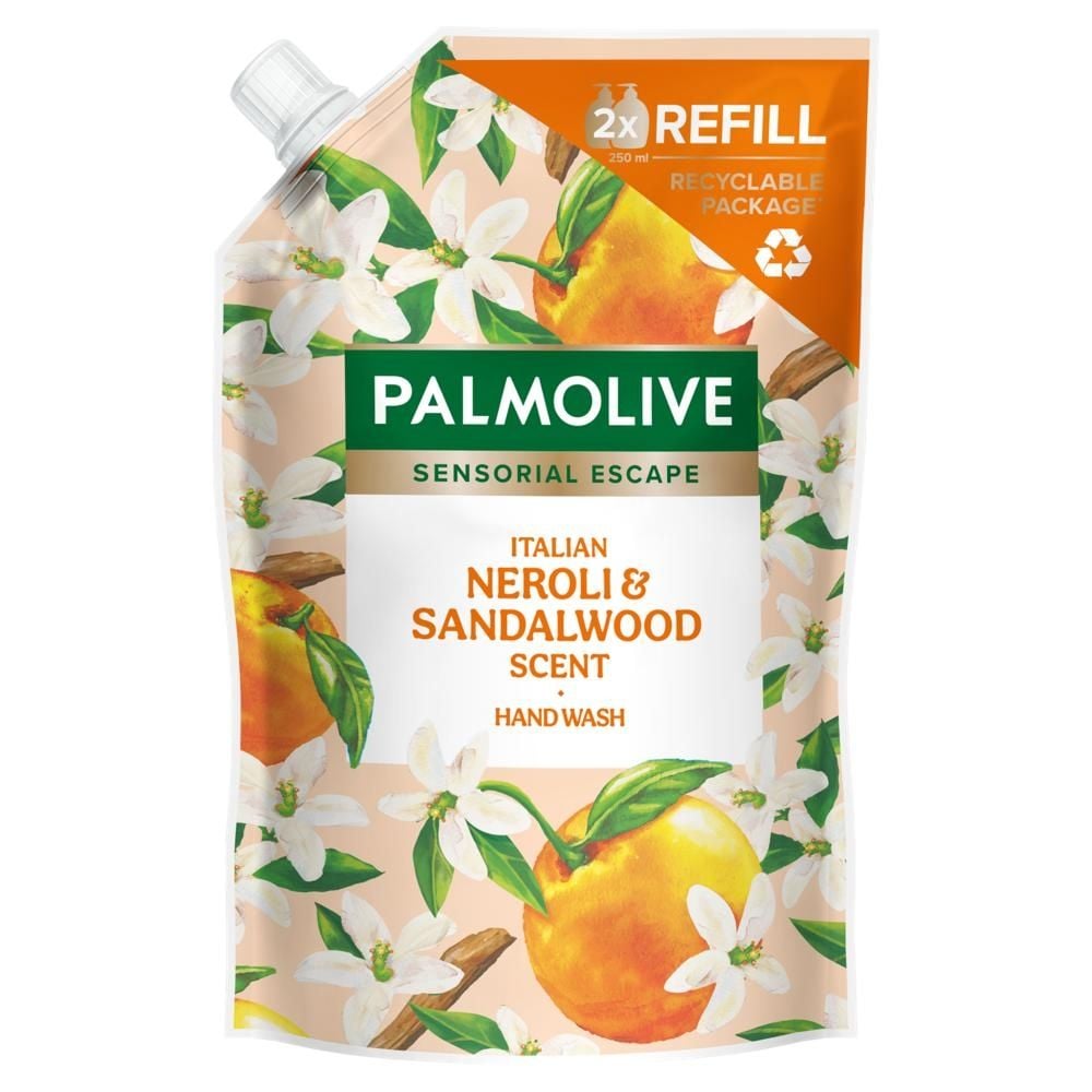 Mydło do rąk Palmolive Sensorial Escape Italian Neroli & Sandalwood, zapas 500ml