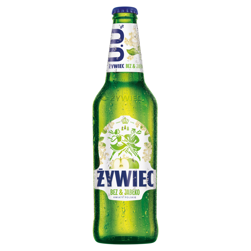 BEZ & JABŁKO Piwo bezalkoholowe (cena zawiera 1 zł kaucji za butelkę)