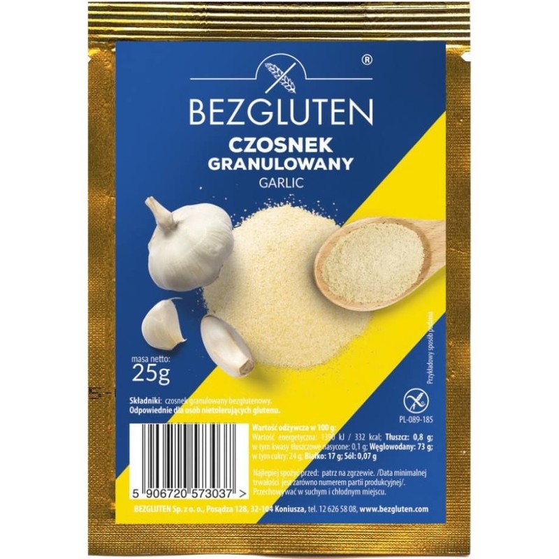 Czosnek granulowany Bezgluten 25 g