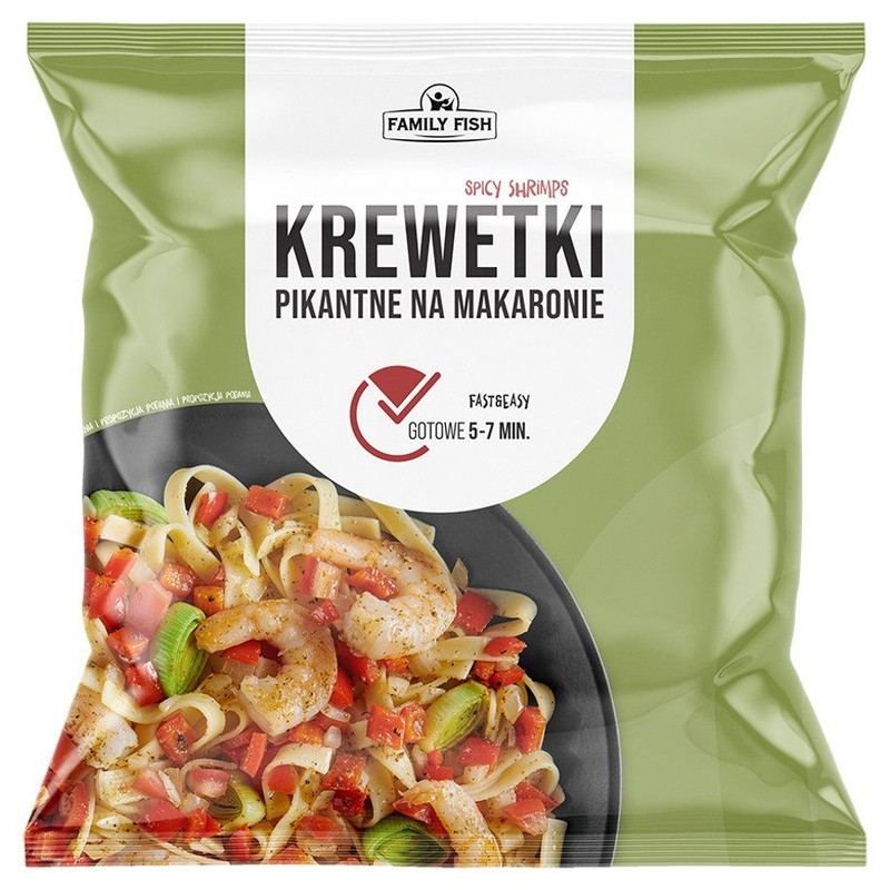 Krewetki pikantne na makaronie Family Fish 400 g