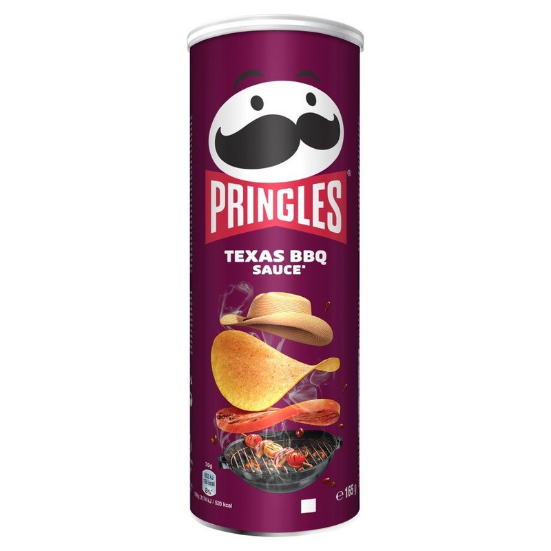 Chipsy o smaku teksańskiego sosu barbecue  Pringles 165 g