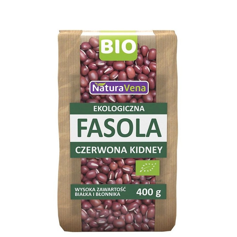 BIO Ekologiczna fasola czerwona kidney NaturaVena 400 g