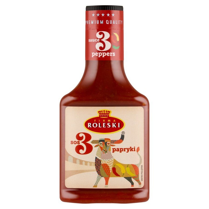 Sos trzy papryki Roleski 360 g