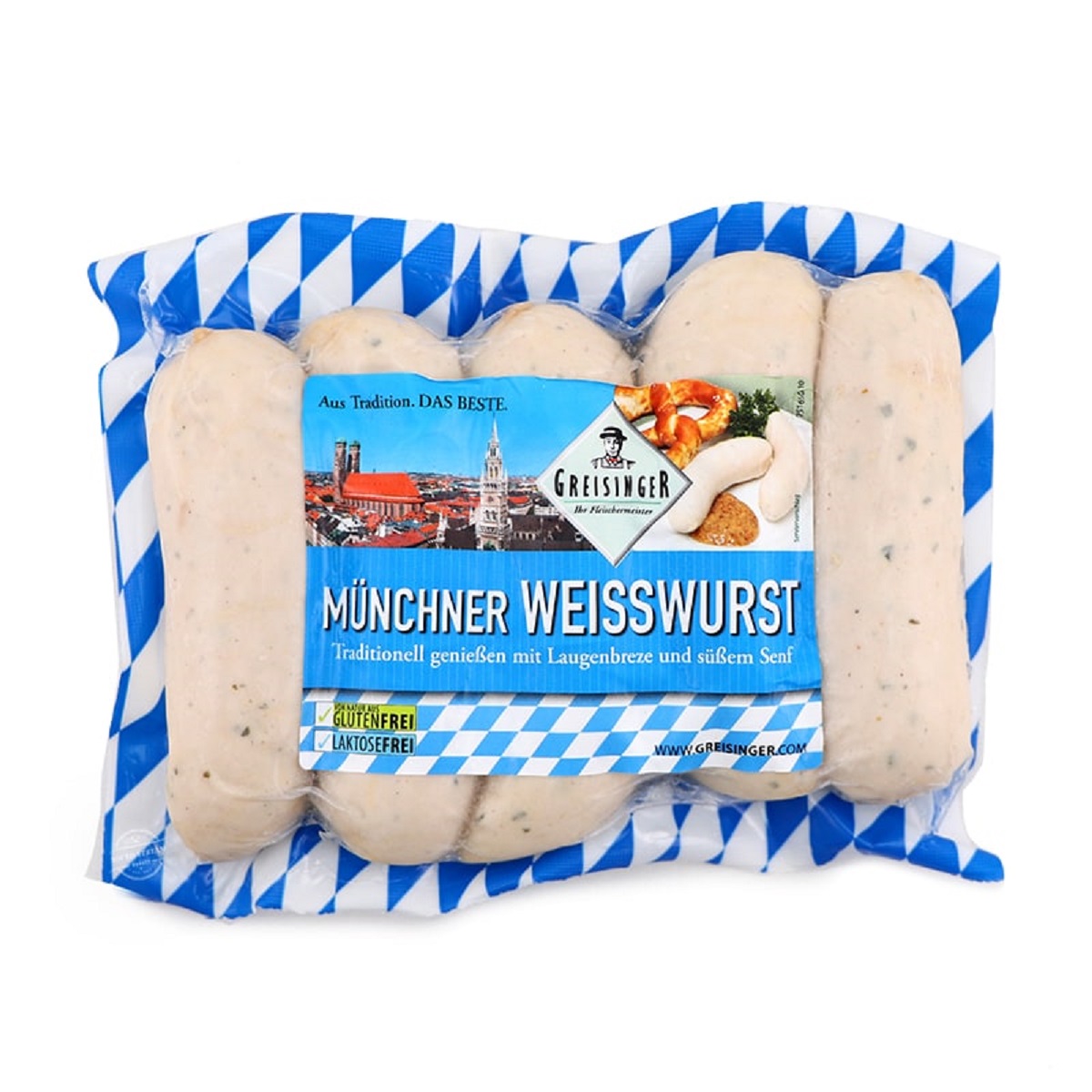 Biała Kiełbasa Monachijska 300G Greisinger