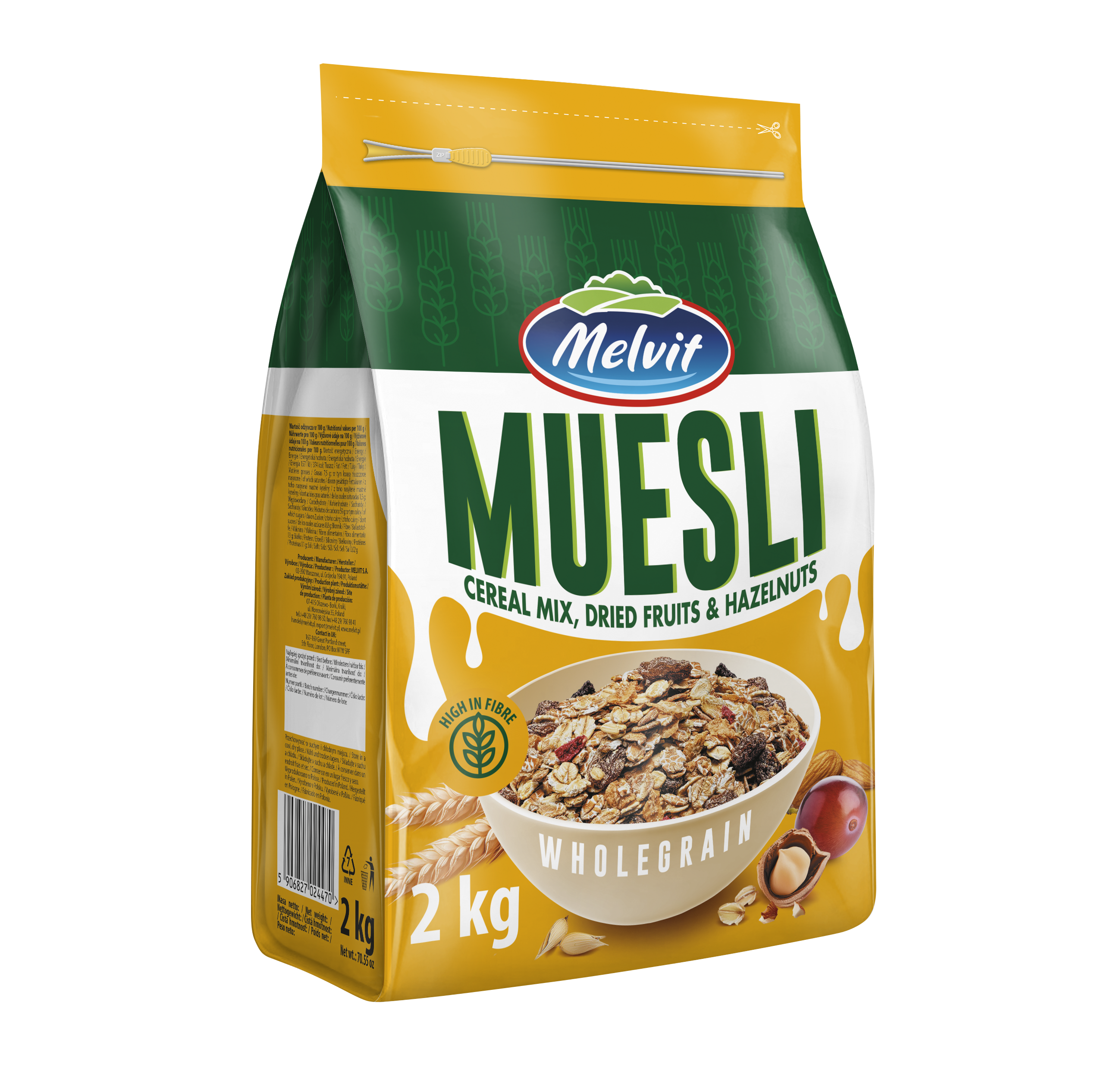 Melvit Musli Owocowe 2Kg