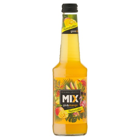 Gazowany koktajl alkoholowy mix o smaku ginu i mango 0,33 l