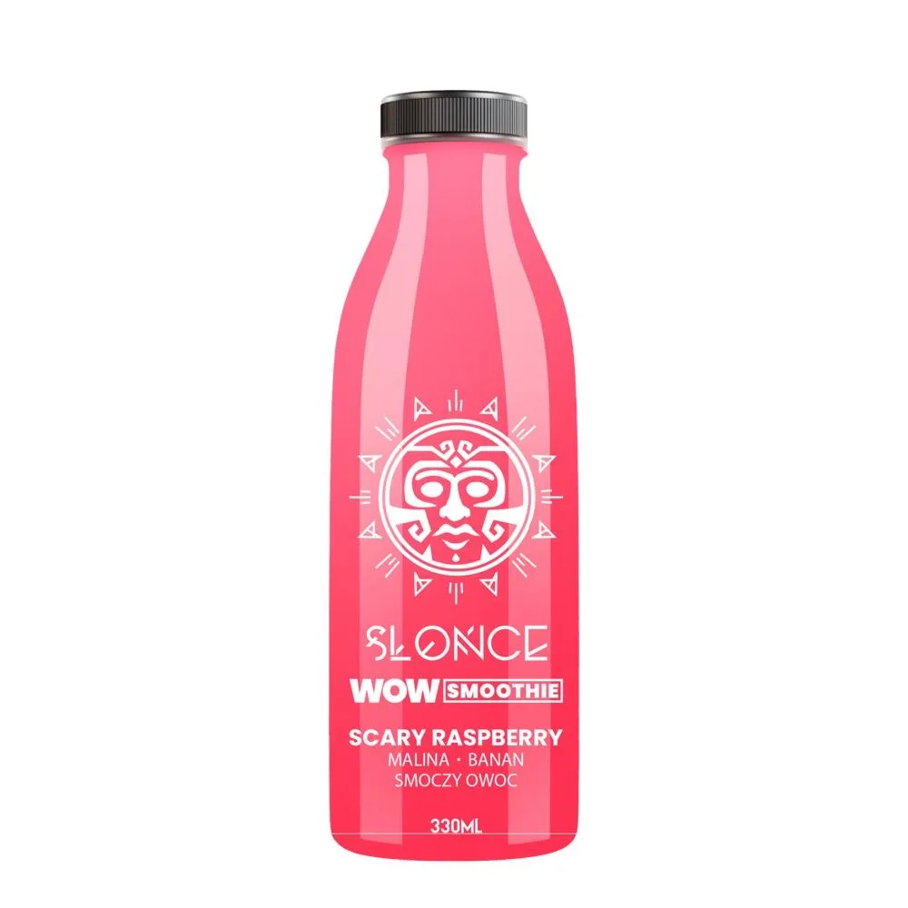 Słońce Wow Scary Raspberry Smoothie 330 ml