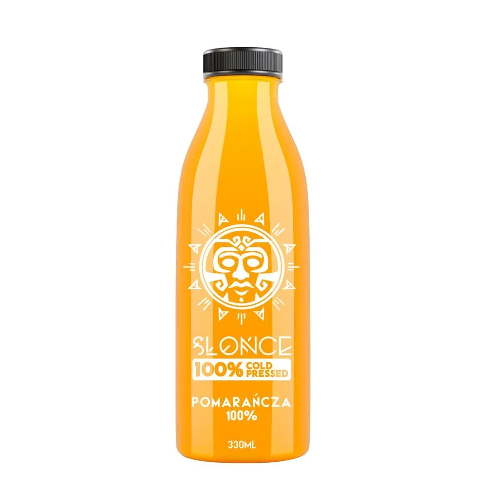 Słońce Sok 100 % pomarańcza 330 ml
