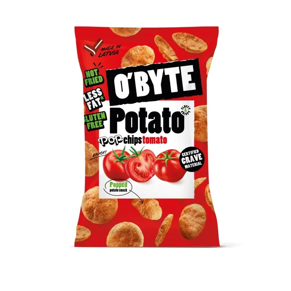 O'Byte Przekąska ziemniaczana o smaku pomidorów 90 g