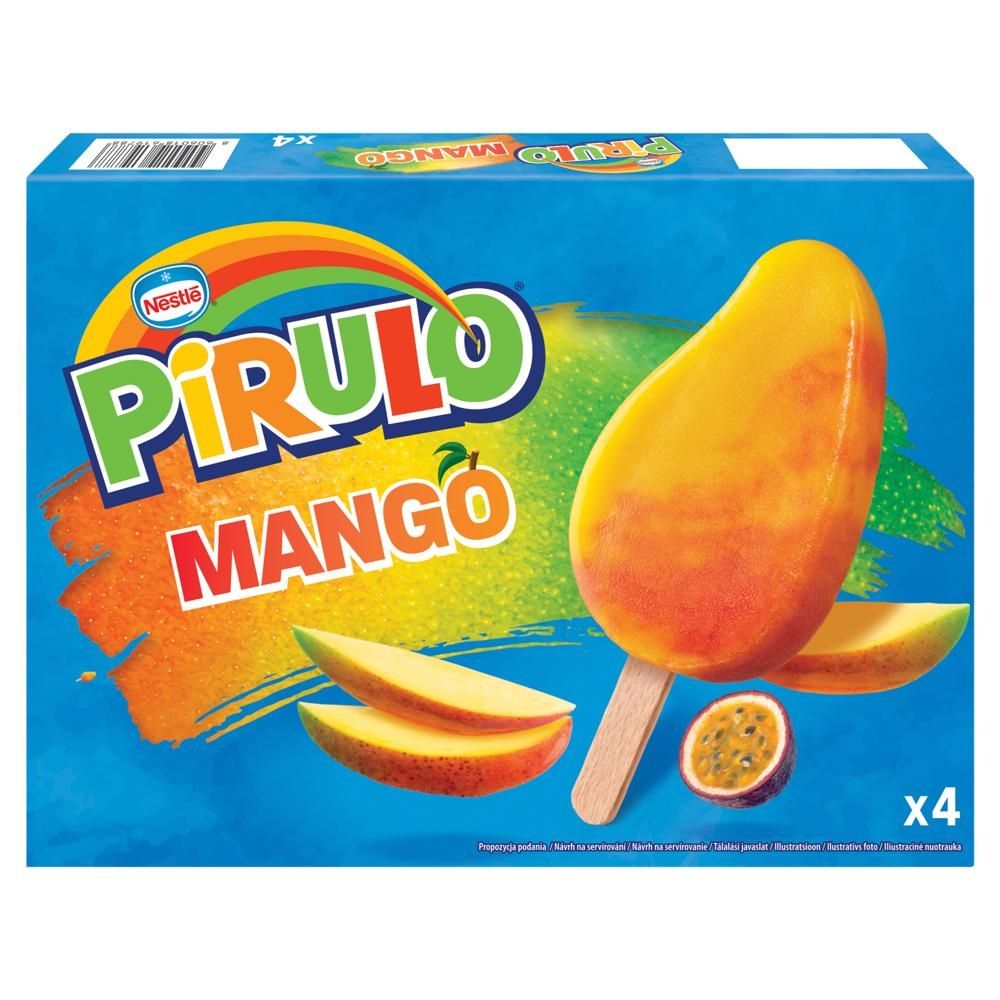 Pirulo Lody wodne mango i marakuja 280 ml (4 sztuki)