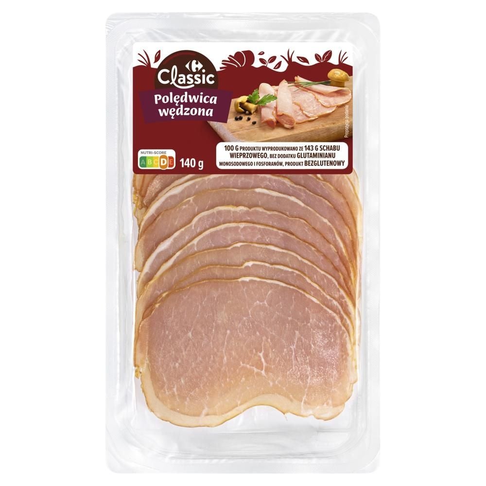 Carrefour Classic Polędwica wędzona 140 g