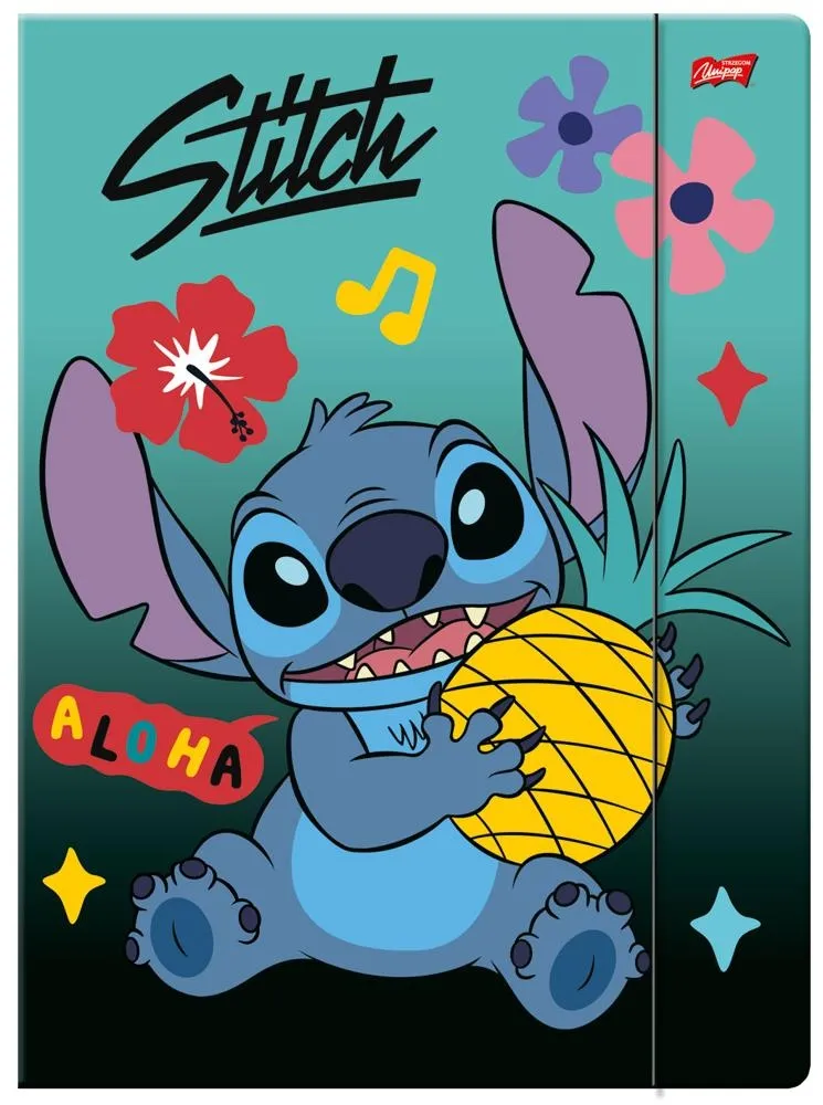 Teczka z gumką A4 300 g/m2 STITCH
