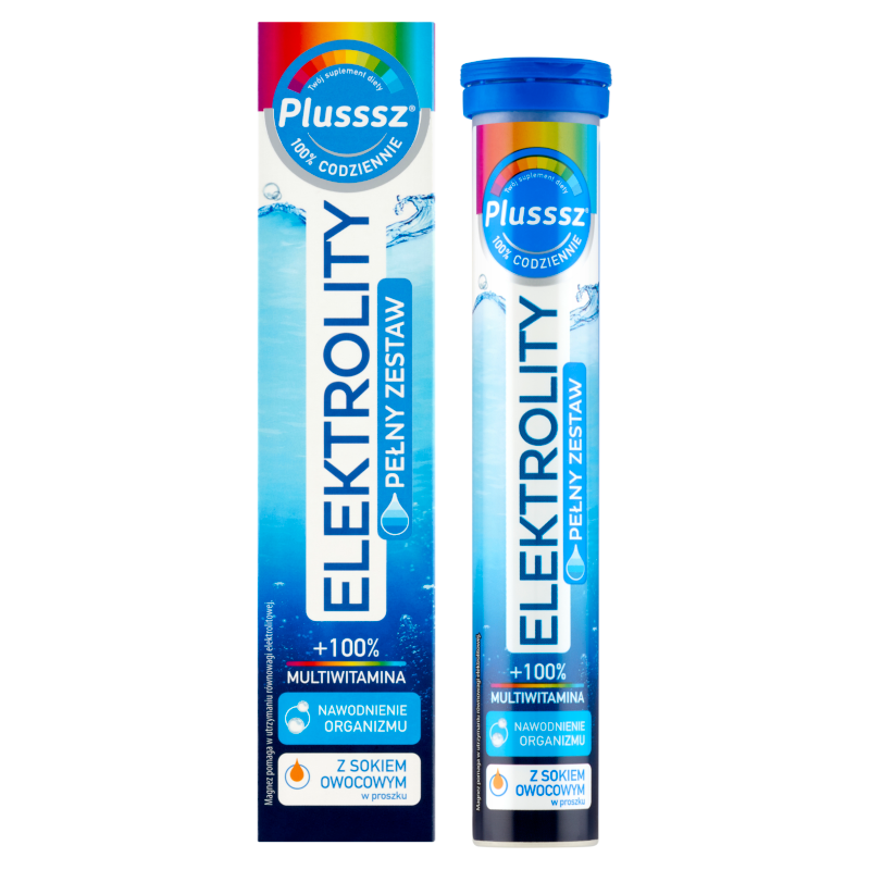 Elektrolity + 100% multiwitamina (24 tabl. mus.)