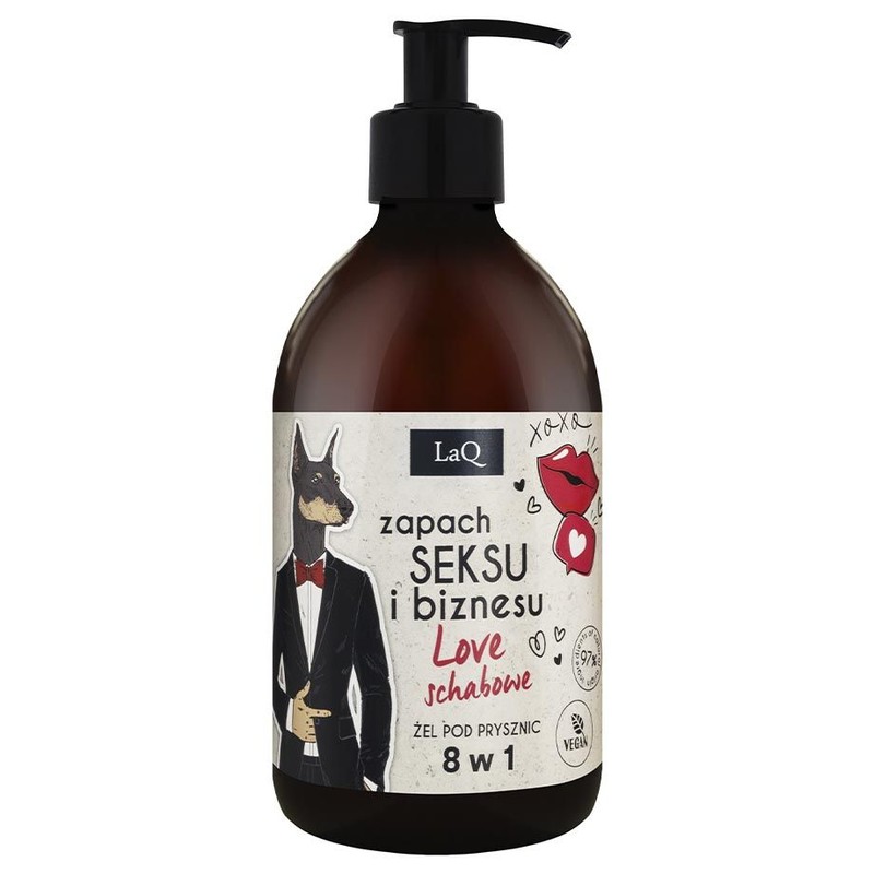 Żel pod prysznic 8 w 1 Zapach seksu i biznesu LaQ 500 ml