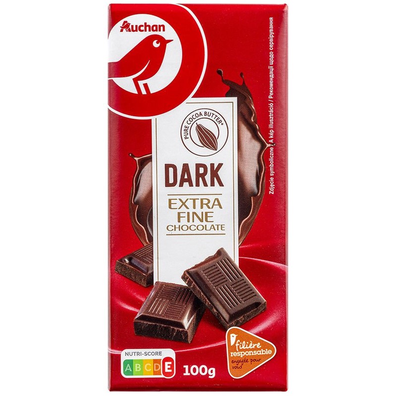 Czekolada deserowa 50% Auchan 100 g