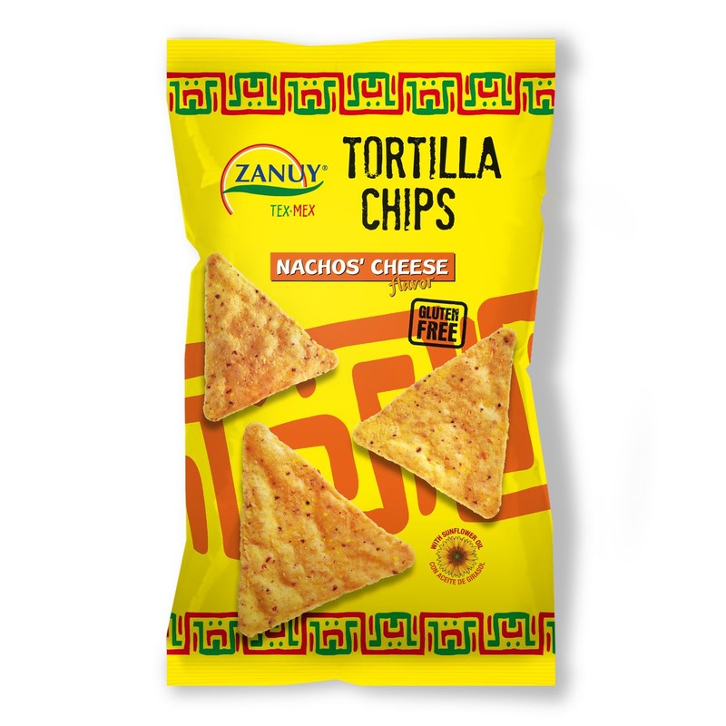 Tortilla Chips Nachos serowe bezglutenowe ZANUY 200 g