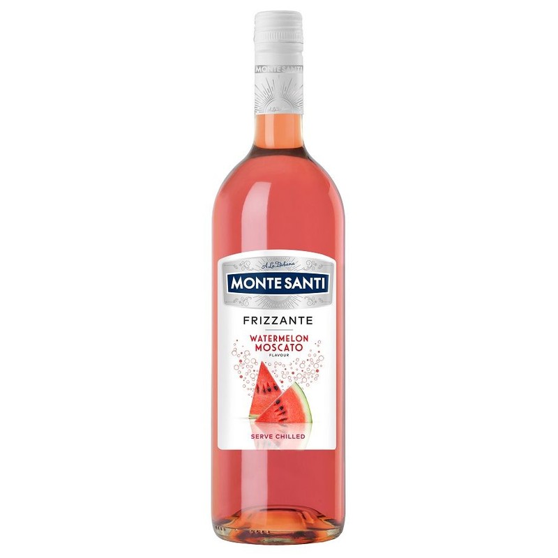 Wino różowe słodkie półmusujące Frizzante Watermelon Moscato alk. 10,0% obj. Monte Santi 750 ml