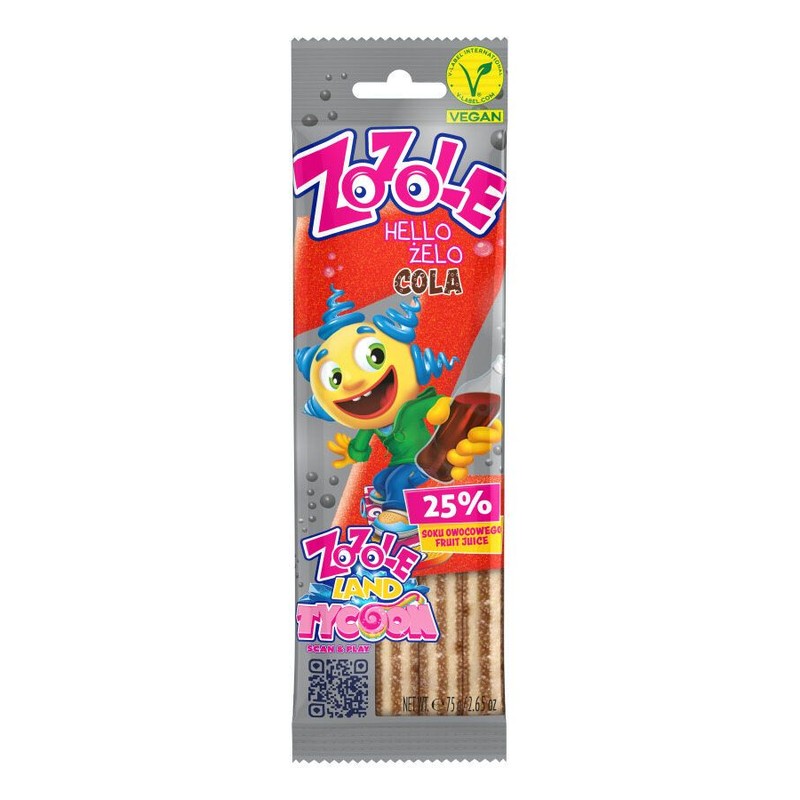 Żelki o smaku coli  Zozole 75 g
