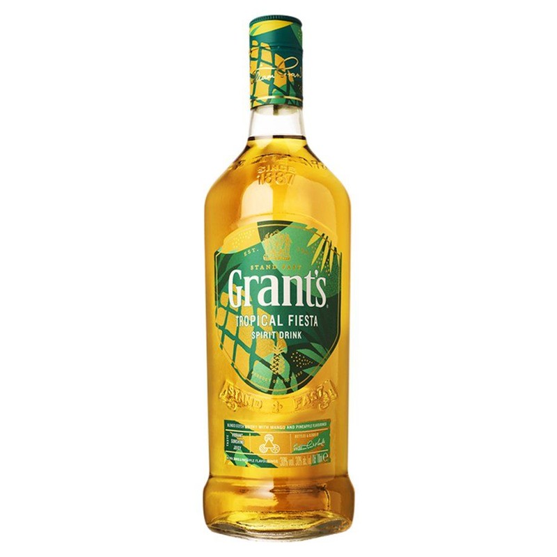 Whisky blended Tropical Fiesta alk. 30,0% obj. Grants 700 ml