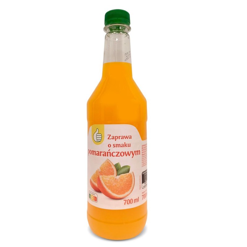 Zaprawa o smaku pomarańczowym Auchan 700 ml